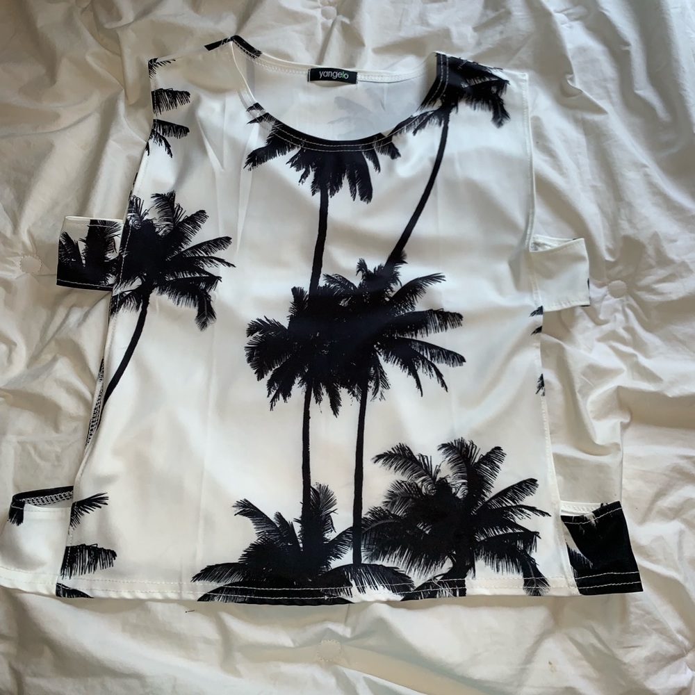 Palm tree tank top